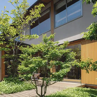 住宅の造園